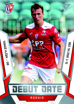 Tomas Vlcek Pardubice SportZoo FORTUNA:LIGA 2022/23 2. serie Debut Date Rookie #DR-18